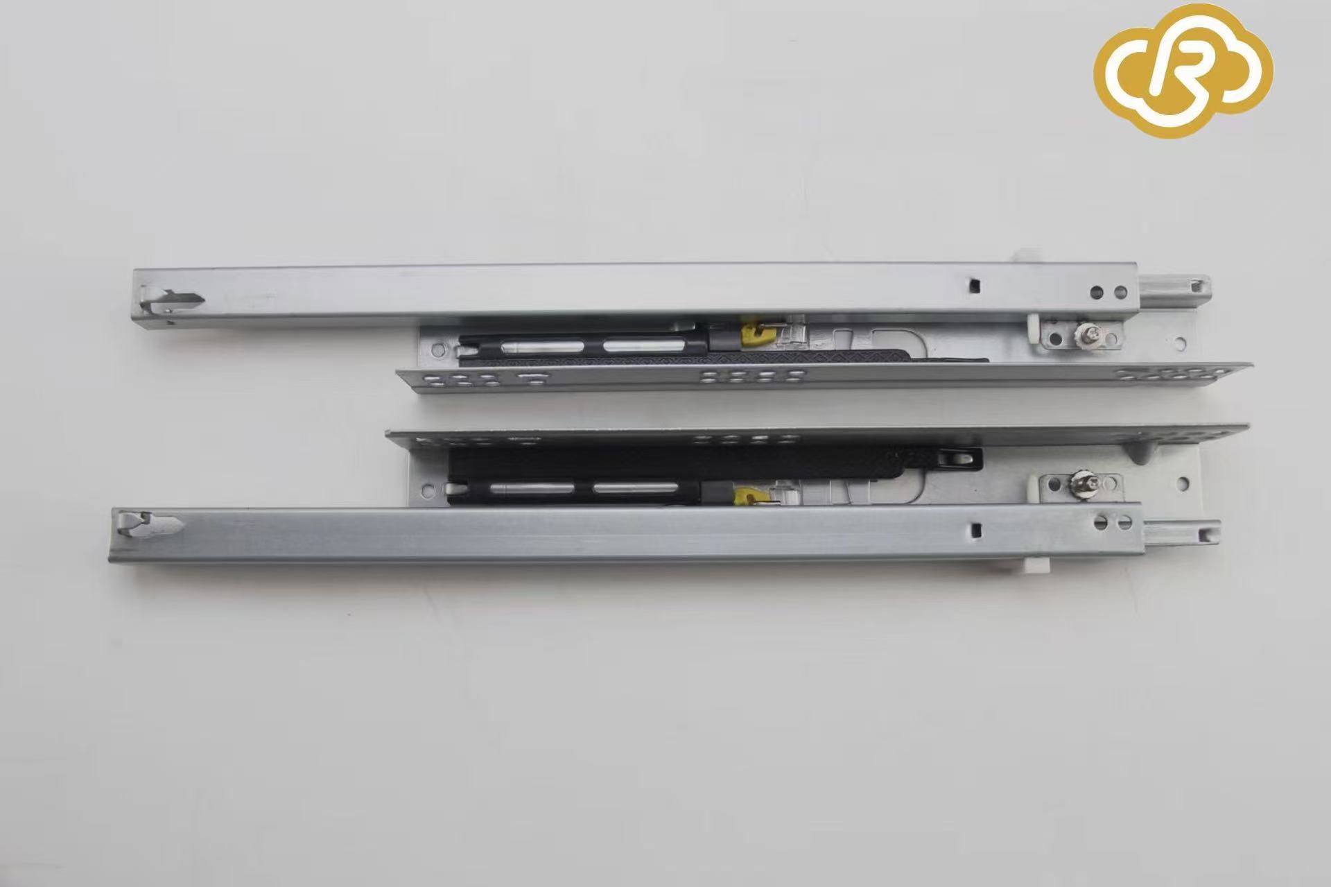 隐藏滑轨 DS两节托底全展式缓冲款